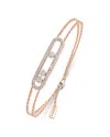Messika Diamond Move Pave Bracelet In 18k Gold, 0.65 Tcw