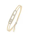 Messika Diamond Move Pave Bracelet In 18k Gold, 0.65 Tcw In Gold