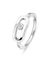 Messika Diamond Move Uno Large Model Ring In 18k Gold, 0.06 Tcw In Metallic