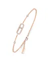 Messika Diamond Move Uno Pave Bracelet In 18k Gold, 0.19 Tcw