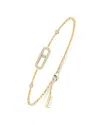 Messika Diamond Move Uno Pave Bracelet In 18k Gold, 0.19 Tcw