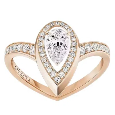 Messika Fiery 0.30ct Ladies Pink Gold Diamond Ring