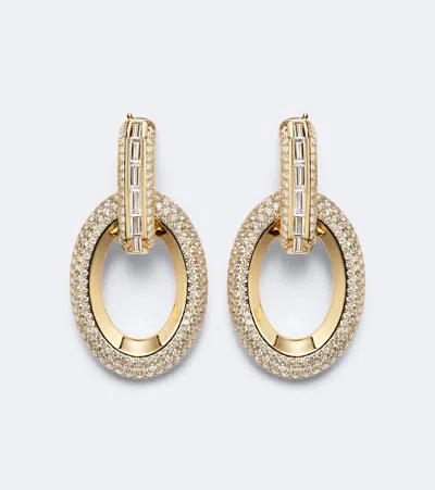 Messika Groove 18kt Gold Drop Earrings With Diamonds