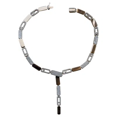 Pre-owned Messika Imperial Move Pav� Tienecklace In Multiple