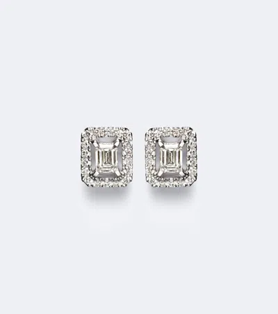 Messika Joy 18kt White Gold Earrings With Diamonds In Silver