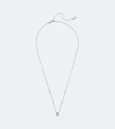 Messika Joy 18kt White Gold Pendant Necklace With Diamonds In Silver