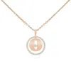 Messika Lucky Move 18k Rose Gold Diamond Necklace