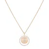 Messika Lucky Move 18k Rose Gold Diamond Necklace