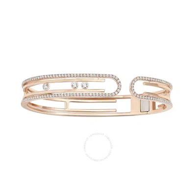 Messika Rose Gold And Diamond Move 10th Birthday Bangle