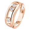Messika Move 18k Rose Gold Diamond Ring In Gold