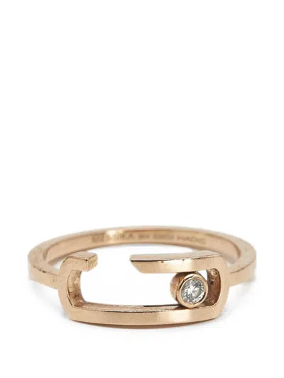 Pre-owned Messika Move Addiction Diamond Ring In Pink