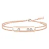 Messika Move Classique 18k Rose Gold Diamond Bracelet In Gold