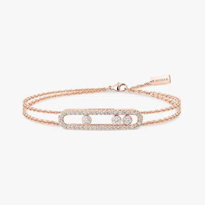 Messika Move Classique Pave Bracelet In Gold