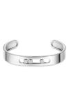 Messika Move Jo Open Diamond Bracelet In White Gold