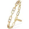 Messika Move Link Multi Diamond Rivière Bracelet In Gold