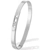 Messika Move Noa Diamond Bangle In White Gold