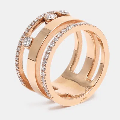 Messika Move Romane Diamonds 18k Rose Gold Ring