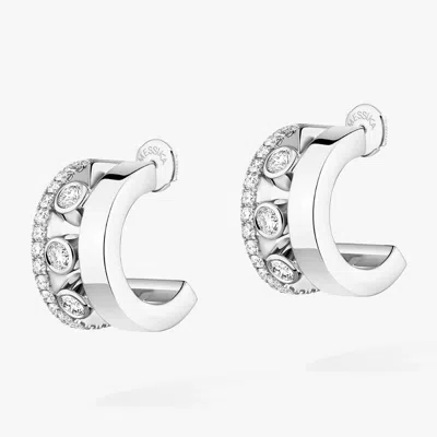 Messika Move Romane Mini Hoops In Silver