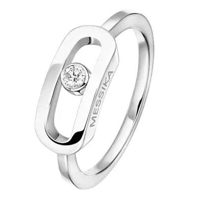 Messika Move Uno 18k White Gold Diamond Ring