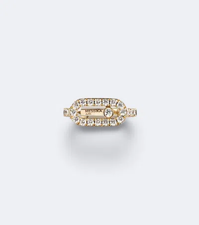 Messika Move Uno 18kt Gold Ear Cuff With Diamonds