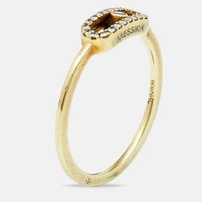 Messika Move Uno Diamond 18k Gold Ring In Yellow