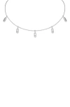 Messika Move Uno Tassel 18-karat White Gold Diamond Choker In White Gold