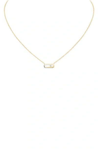 Messika Move Uno Pendant Necklace In Gold