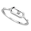 Messika Move Uno White Gold Diamond Ring In Metallic