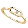 Messika Move Uno Yellow Gold Diamond Ring In Gold