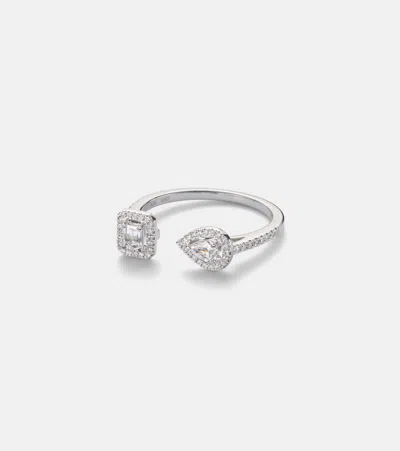 Messika My Twin 18kt White Gold Ring With Diamonds In Metallic
