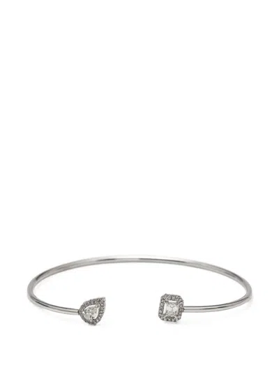 Pre-owned Messika My Twin Diamond Bracelet In Silver