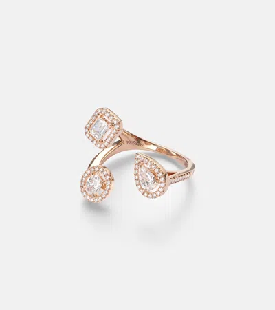 Messika My Twin Trilogy 18kt Rose Gold Ring With Diamonds