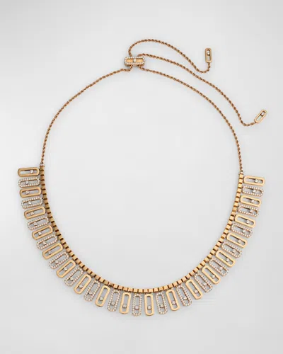 Messika Pink Gold Move Icon Necklace