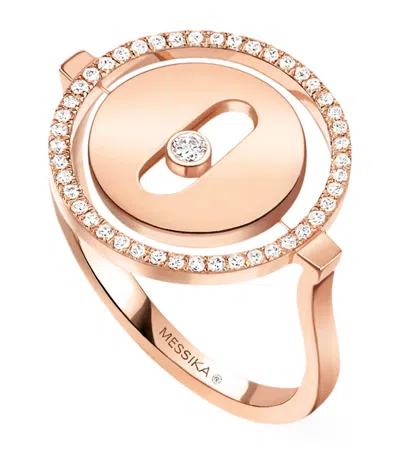 Messika Rose Gold And Diamond Lucky Move Ring