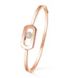 Messika Rose Gold And Diamond So Move Bangle In Rose Gold