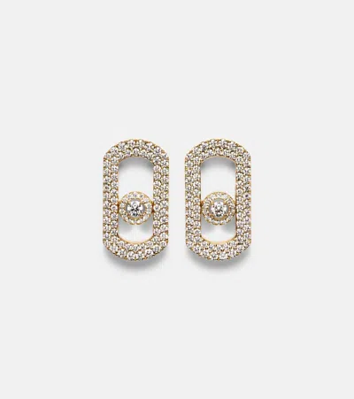Messika So Move 18kt Gold Earrings With Diamonds