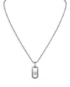 Messika So Move Titanium Necklace In Silver