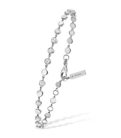 Messika White Gold And Diamond D-vibes Bracelet