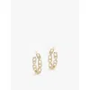 Messika Womens Yellow Gold Move Link 18ct Rose-gold And 0.86ct Diamond Earrings