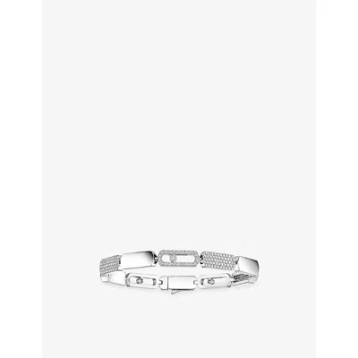 Messika Womens Imperial Move Small 18ct White-gold And 1.34ct Diamond Bracelet