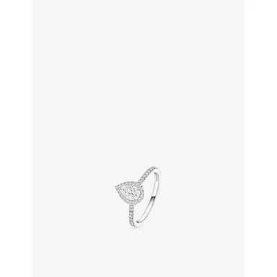 Messika Womens White Joy 0.25ct 18ct Gold And 0.45ct Diamond Ring