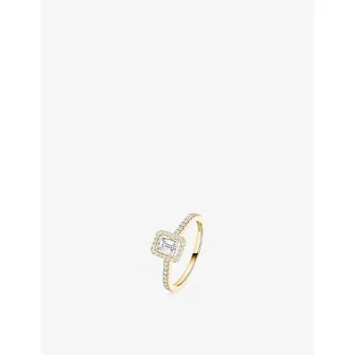 Messika Womens Yellow Joy 0.25ct 18ct Gold And 0.45ct Diamond Ring In Neutral