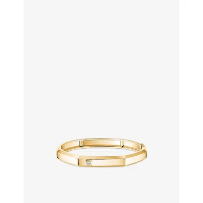 Messika Womens Yellow Moderniste Medium 18ct Gold And 0.05ct Diamond Bracelet In Transparent