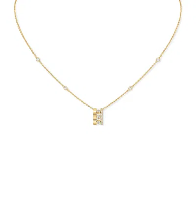 Messika Yellow Gold And Diamond Move Romane Necklace