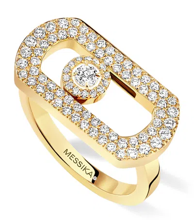 Messika Yellow Gold And Diamond So Move Ring