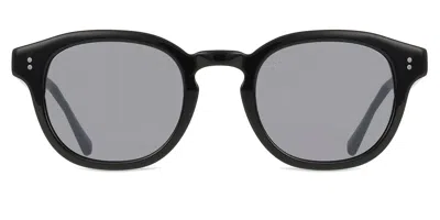 Messy Weekend Bille Black Grey Men's Sunglasses Black Size 49