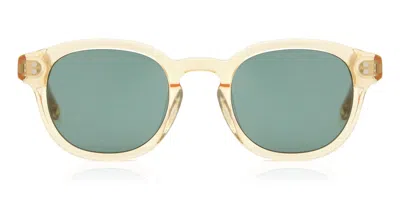 Messy Weekend Bille Champagne Green Men's Sunglasses Yellow Size 49