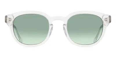 Messy Weekend Bille Crystal Green Men's Sunglasses Clear Size 49 In Transparent