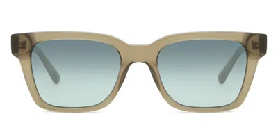 Messy Weekend Dean Bottle Green Women's Sunglasses Brown Size 52