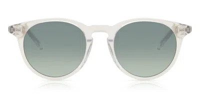 Messy Weekend Depp Crystal Green Men's Sunglasses Clear Size 49 In Transparent